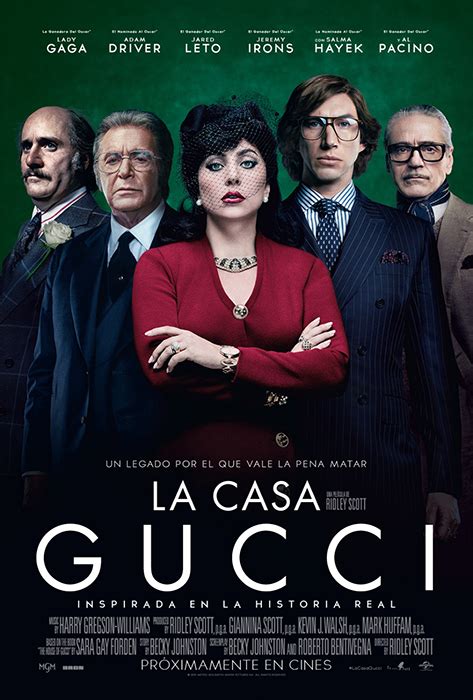 reparto la casa gucci|watch house of gucci 2021.